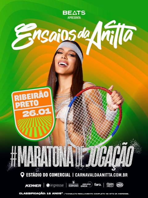 Cartaz do evento Ensaios da Anitta